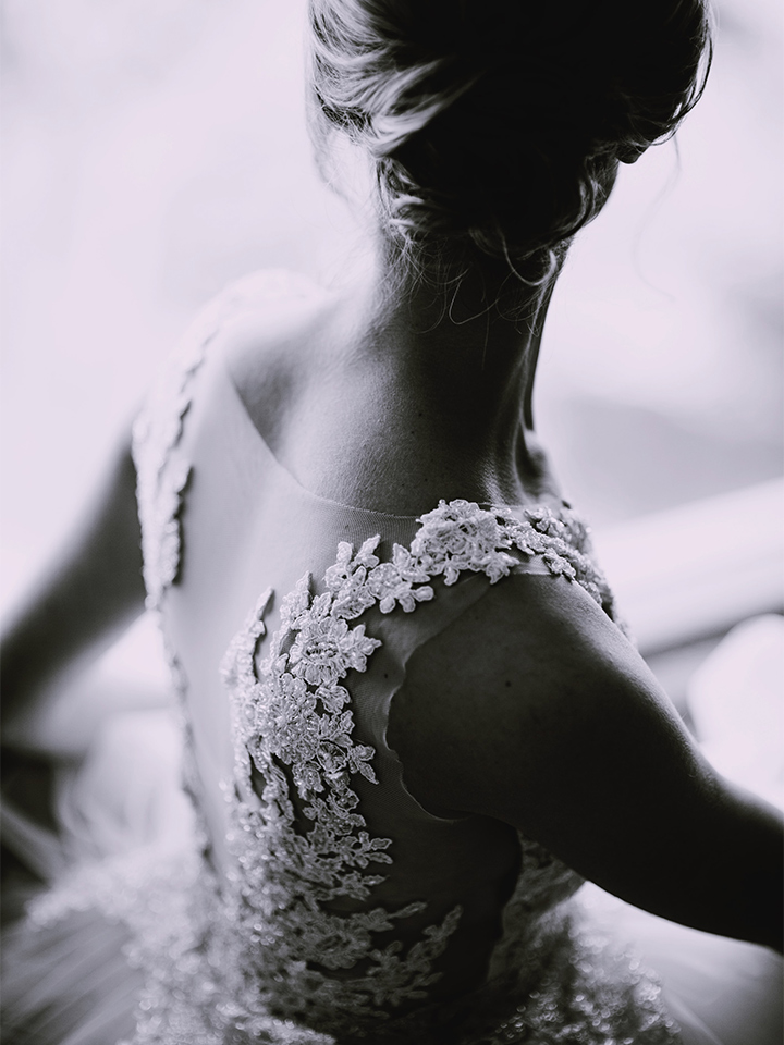 black and white ballerina