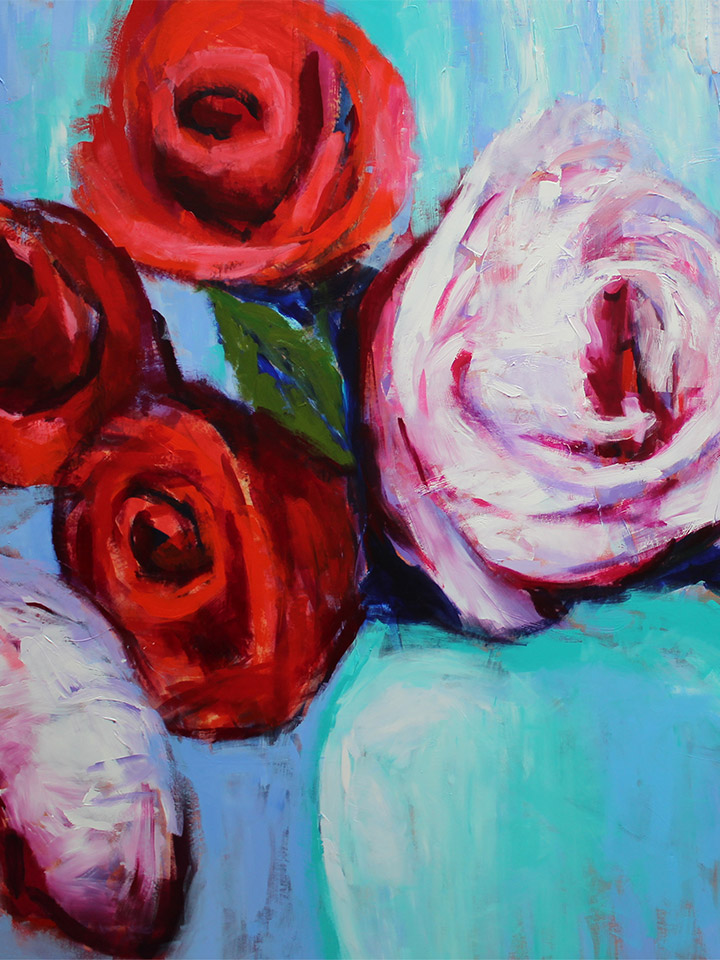 Giving Roses by Claire Hardy