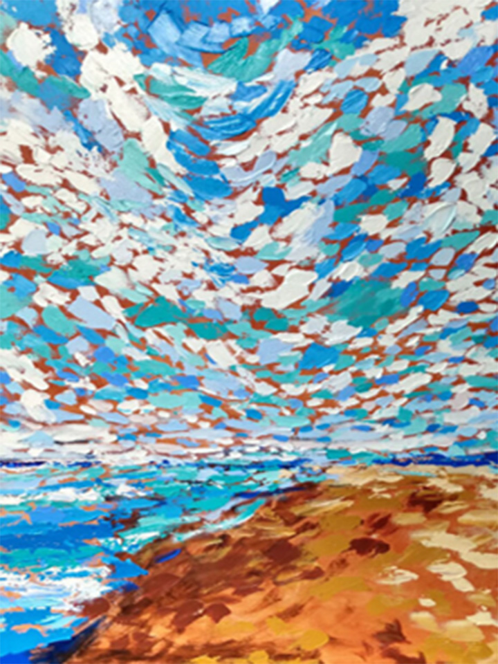 Claire Hardy, acrylic on linen, Tides Above and Below, Nemacolin Gallry_edit