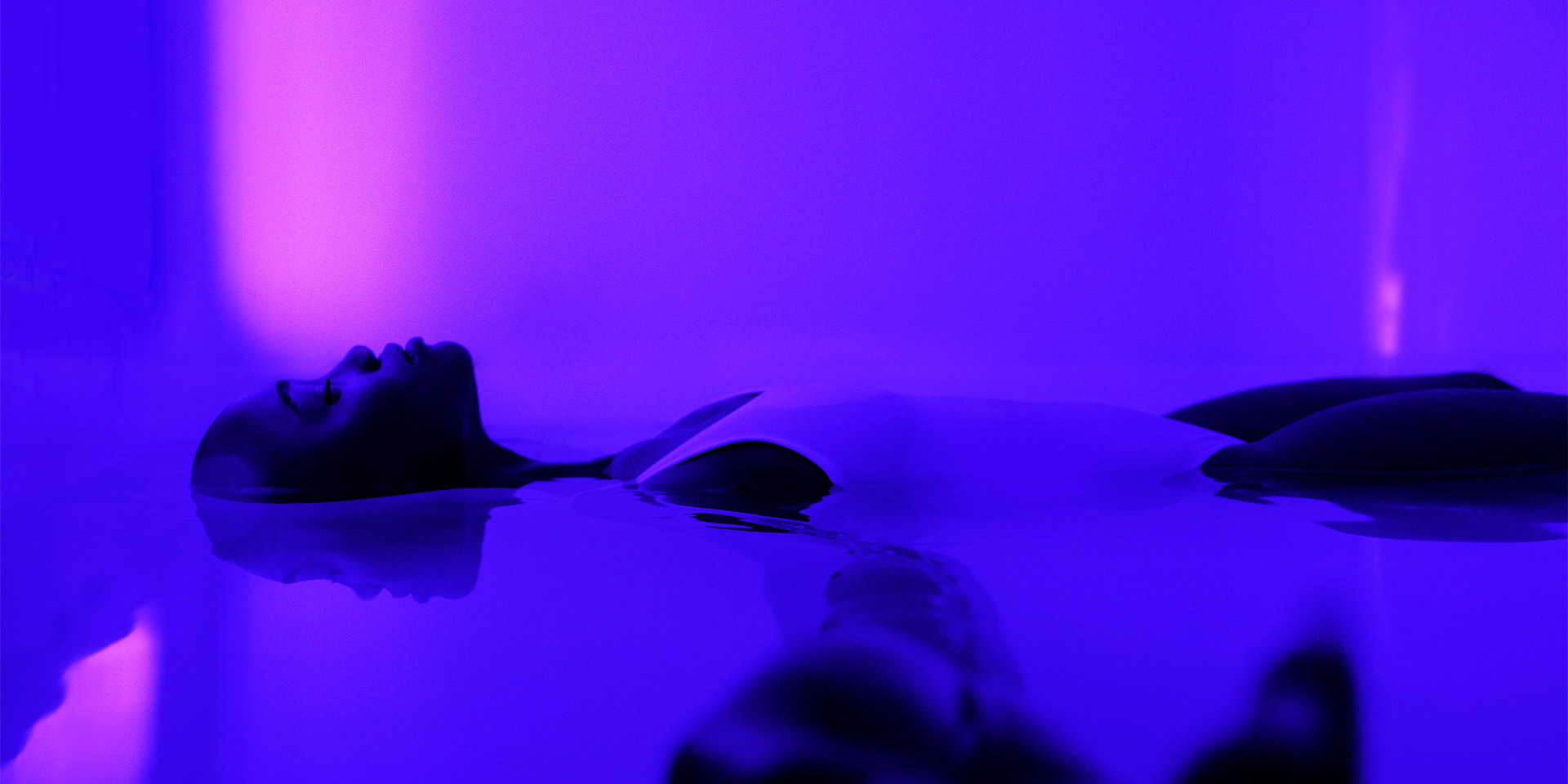 Person relaxing with spa treatment