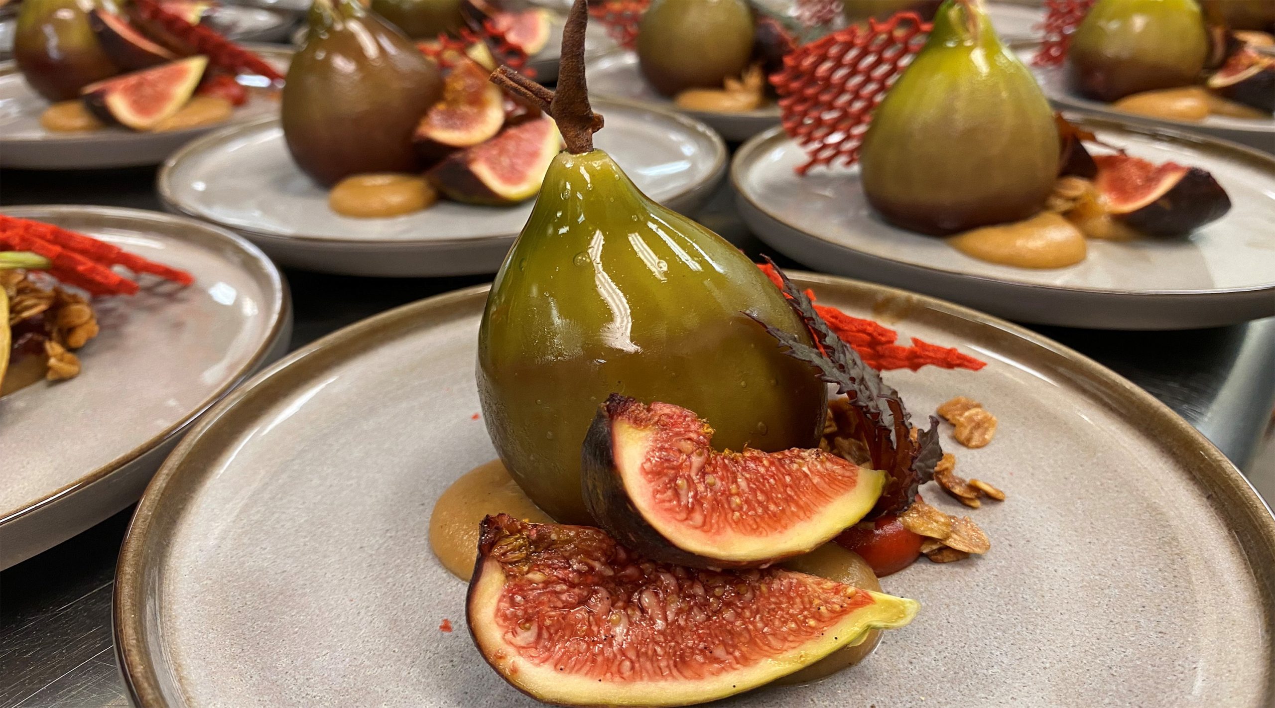 Preservation Dinner, pear, figs