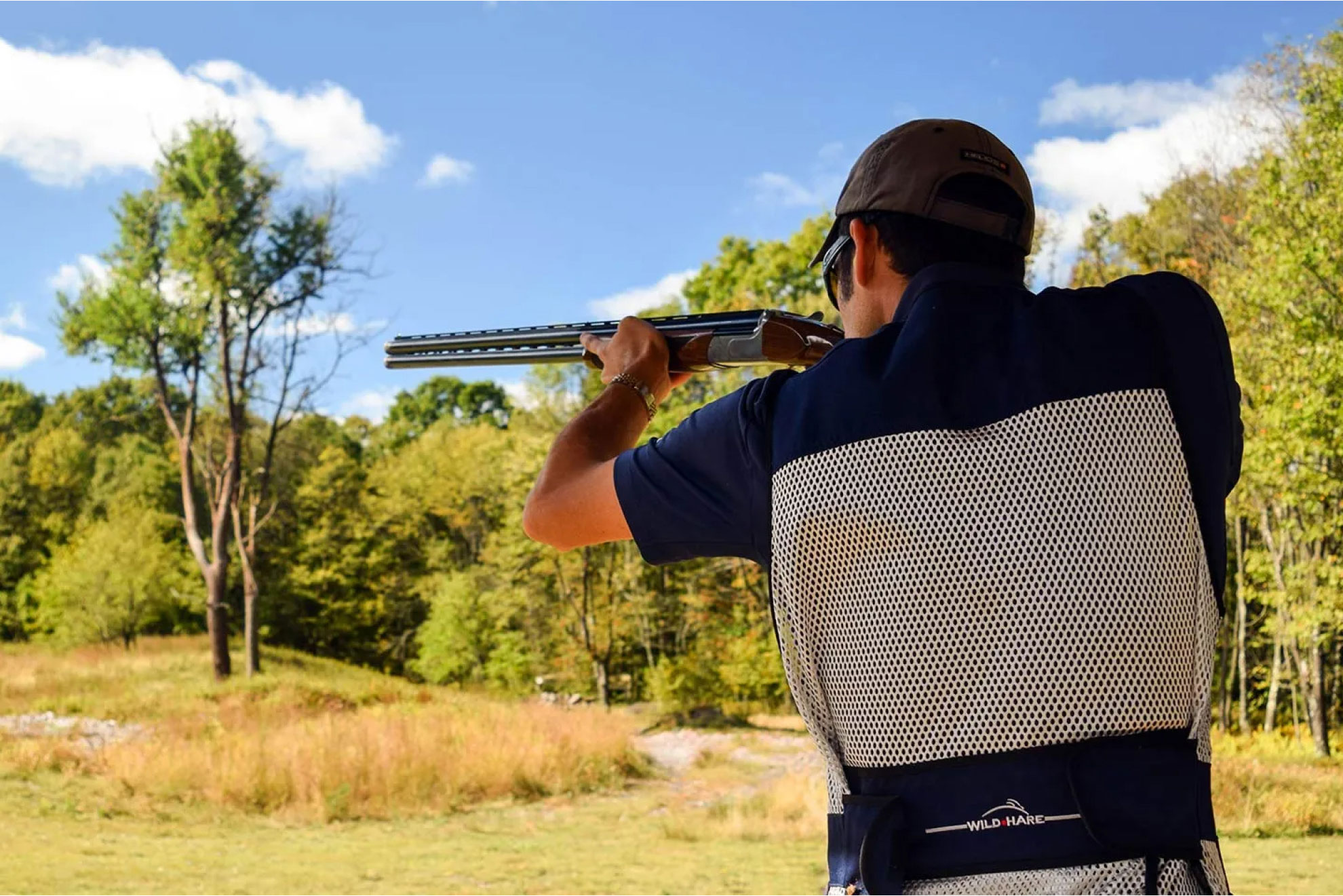 trap shooting clay pigeons