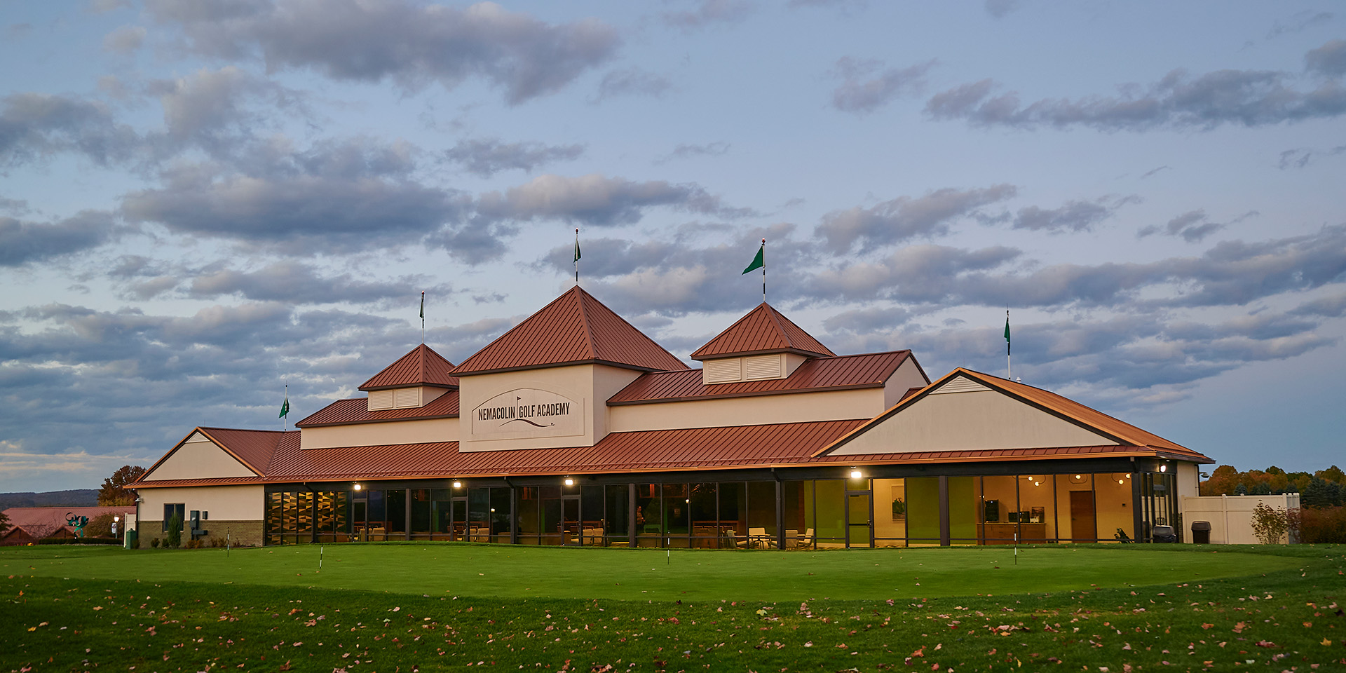 BUILDING ON A GOLF COURSE