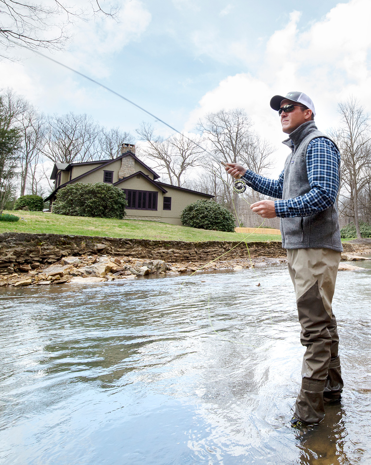 Fishing in a PA stream