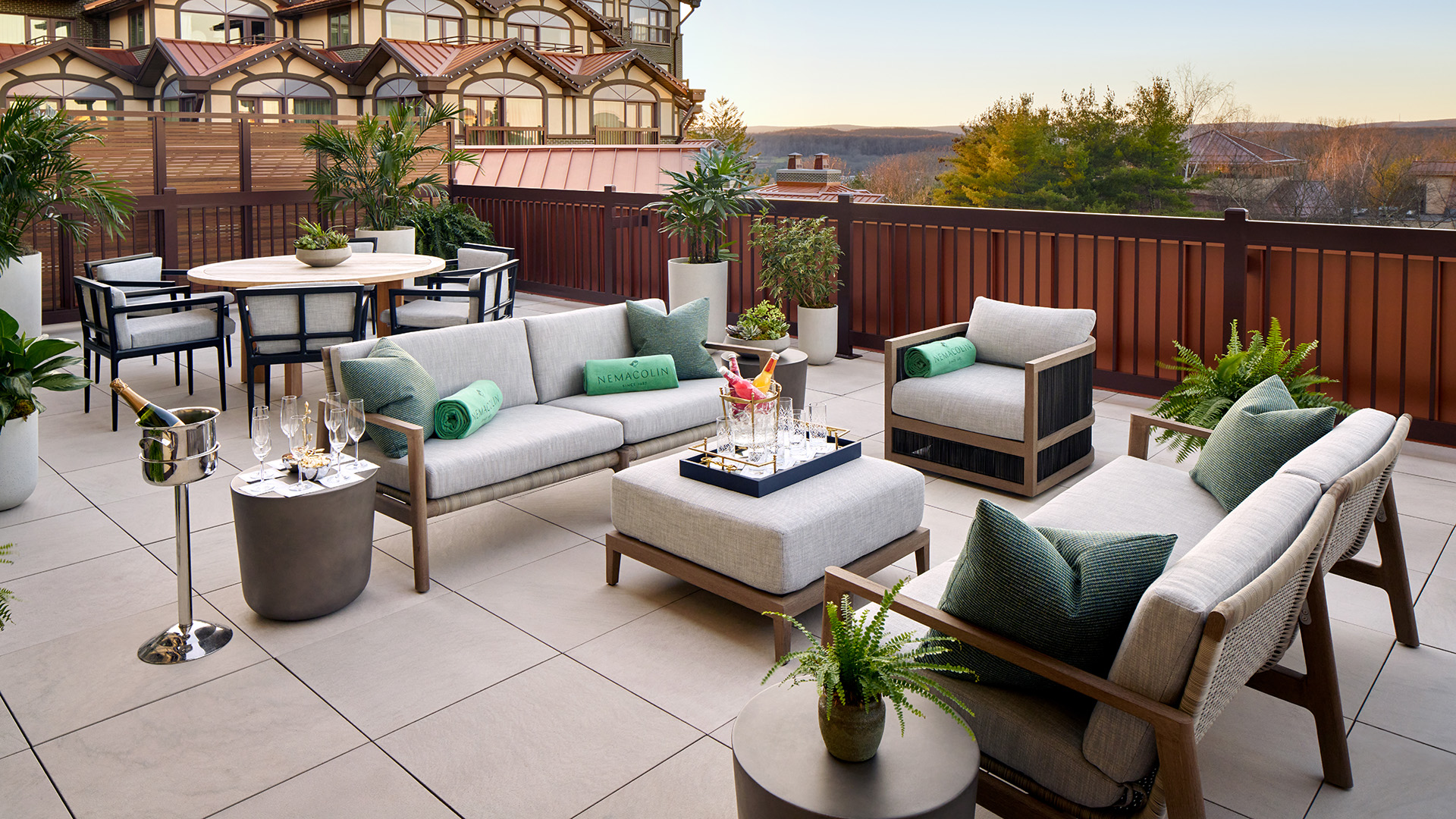 The Grand Lodge Accessible Patio Suite | Nemacolin