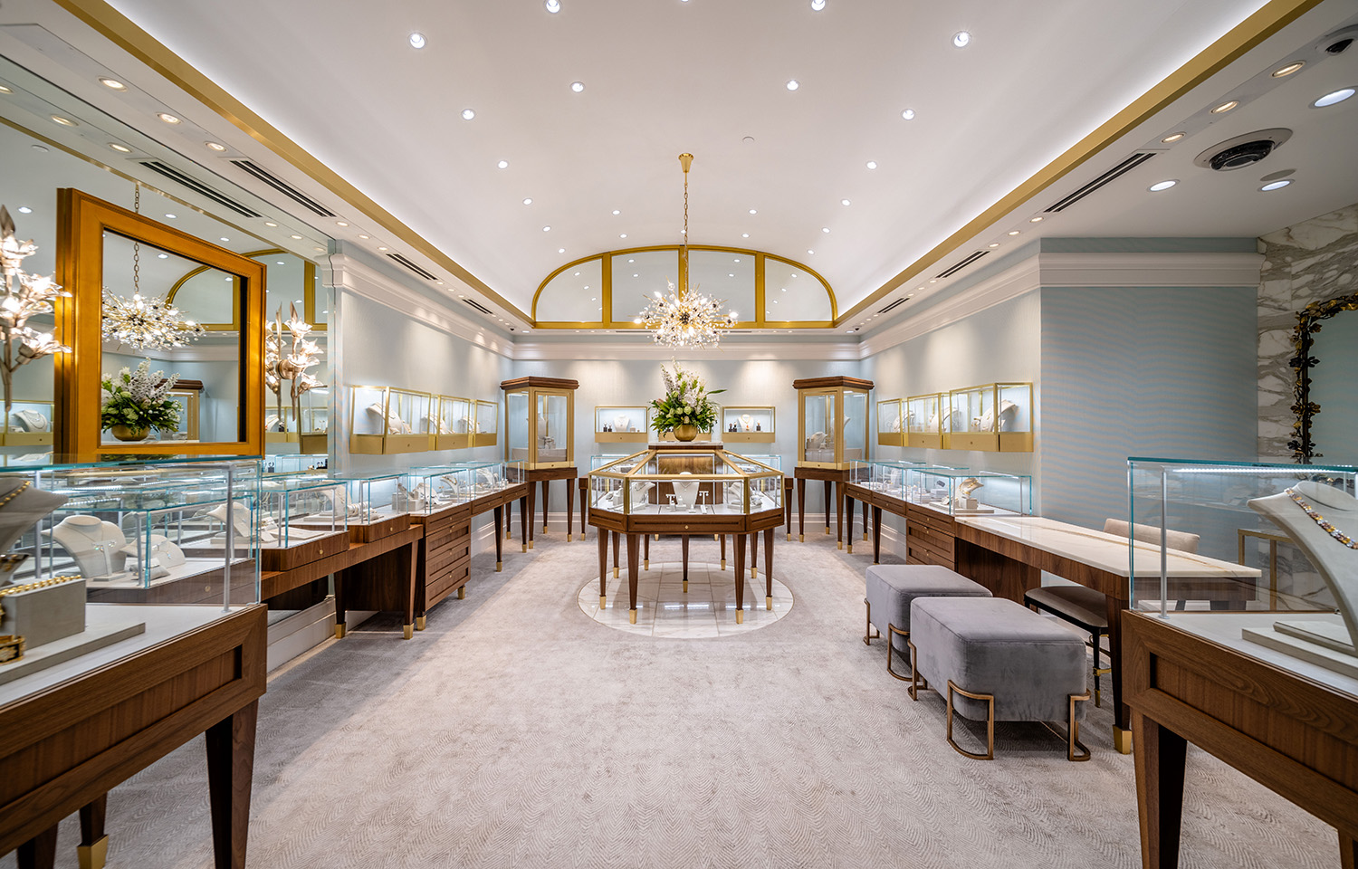 view inside a jewelry store