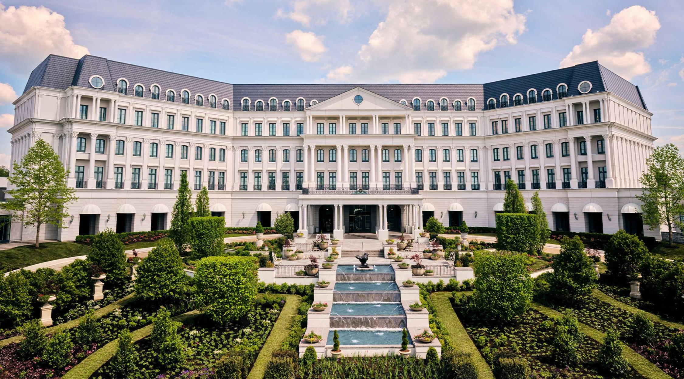 Exterior view of The Chateau at Nemacolin resort