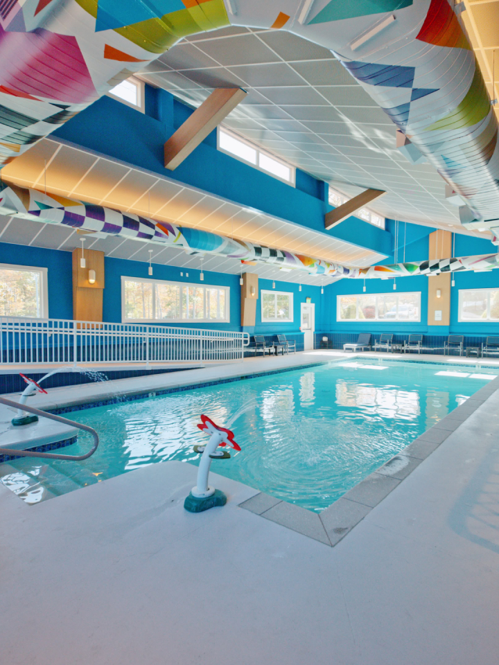 Interior of Kids Indoor Pool at Nemacolin.