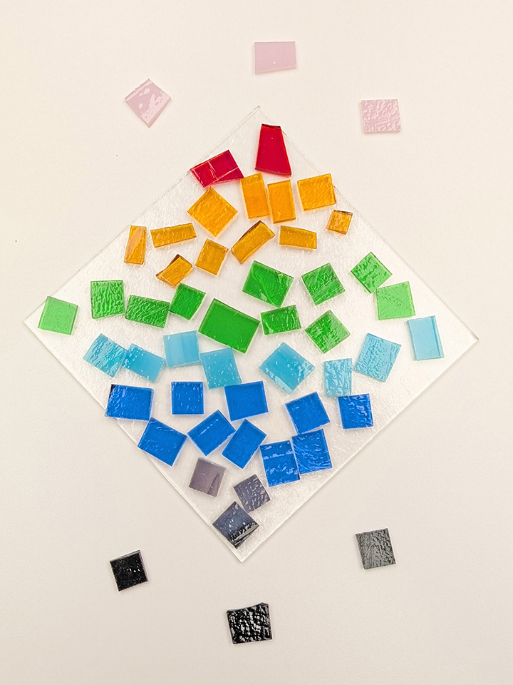 colorful mosaic tiles